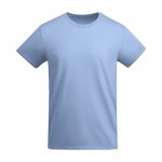 T-Shirt aus Bio-Baumwolle für Herren, 175 g/m2, Roly farbe hellblau