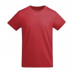 T-Shirt aus Bio-Baumwolle für Herren, 175 g/m2, Roly farbe rot