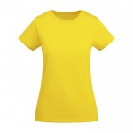 T-Shirt aus Bio-Baumwolle für Damen, 175 g/m2, Roly farbe gelb