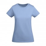 T-Shirt aus Bio-Baumwolle für Damen, 175 g/m2, Roly farbe hellblau