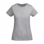 T-Shirt aus Bio-Baumwolle für Damen, 175 g/m2, Roly farbe hellgrau