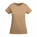 T-Shirt aus Bio-Baumwolle für Damen, 175 g/m2, Roly farbe rotbraun