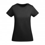 T-Shirt aus Bio-Baumwolle für Damen, 175 g/m2, Roly farbe schwarz