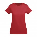 T-Shirt aus Bio-Baumwolle für Damen, 175 g/m2, Roly farbe rot