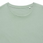 Damen T-Shirt aus recycelter Baumwolle slim fit, 160 g/m2, Iqoniq farbe olivgrün dritte Ansicht