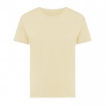 Damen T-Shirt aus recycelter Baumwolle slim fit, 160 g/m2, Iqoniq farbe hellgelb