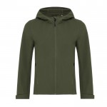 Damen Softshell-Jacke casual fit bedrucken, 300 g/m2 Iqoniq farbe khaki