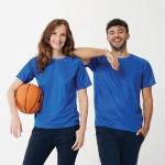 Sport-Shirt aus recycelter Polyester casualfFit, 150 g/m2 Iqoniq farbe köngisblau dritte Ansicht