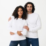 Unisex Sweatshirt aus recycelter Baumwolle slimfFit, 280 g/m2 Iqoniq farbe weiß dritte Ansicht