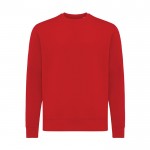 Unisex Sweatshirt aus recycelter Baumwolle slimfFit, 280 g/m2 Iqoniq farbe rot