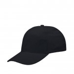 Basecap aus Baumwolle mit Schnallenverschluss, 255 g/m² farbe schwarz