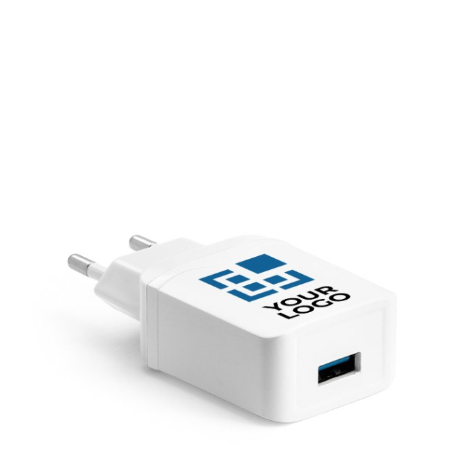 USB-Adapter zum Aufladen bedrucken