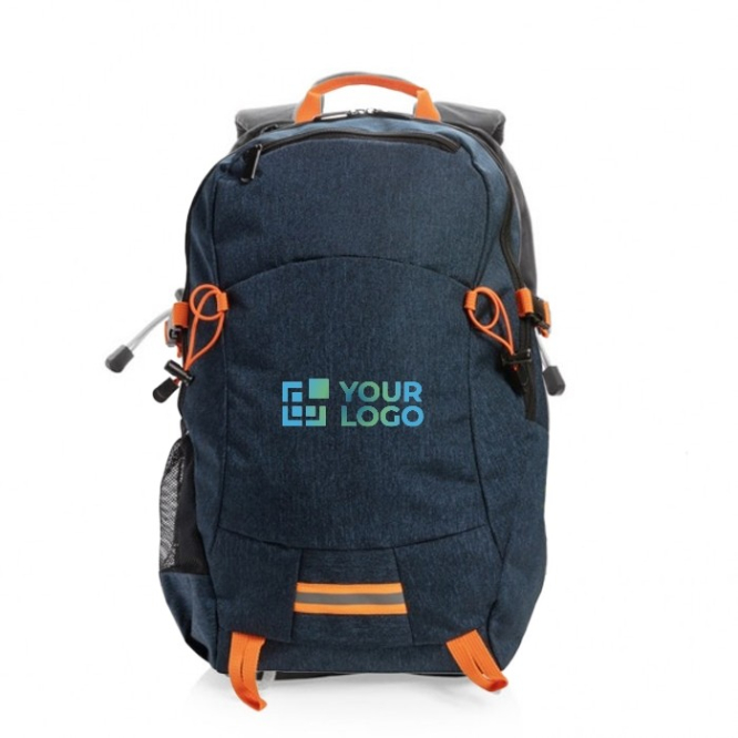 Gepolsterter Laptop-Rucksack Ansicht mit Druckbereich