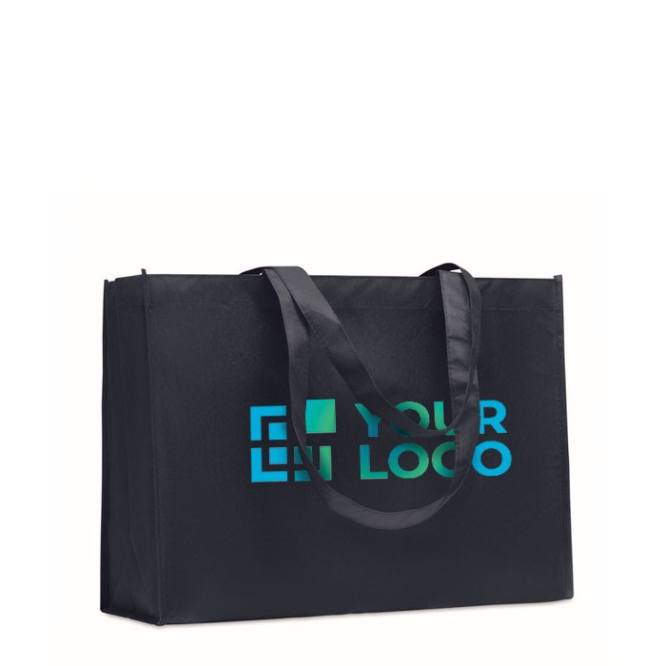 Tasche aus RPET Non-Woven mit langen Henkeln, 80 g/m2