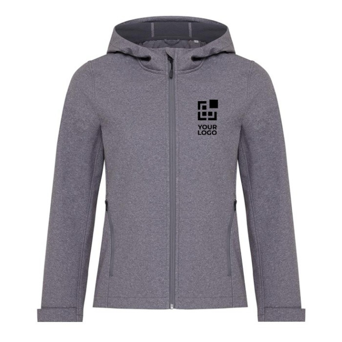 Damen Softshell-Jacke casual fit bedrucken, 300 g/m2 Iqoniq