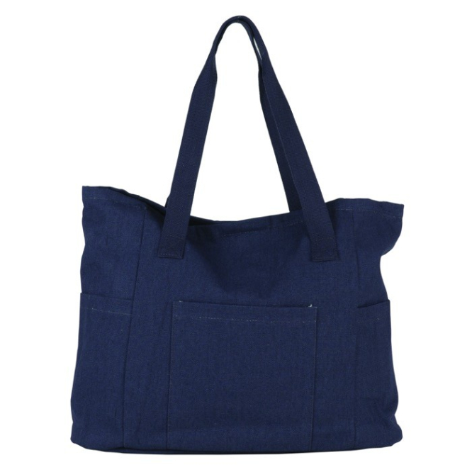 Tasche aus recyceltem Canvas mit Wascheffekt, 290 g/m2