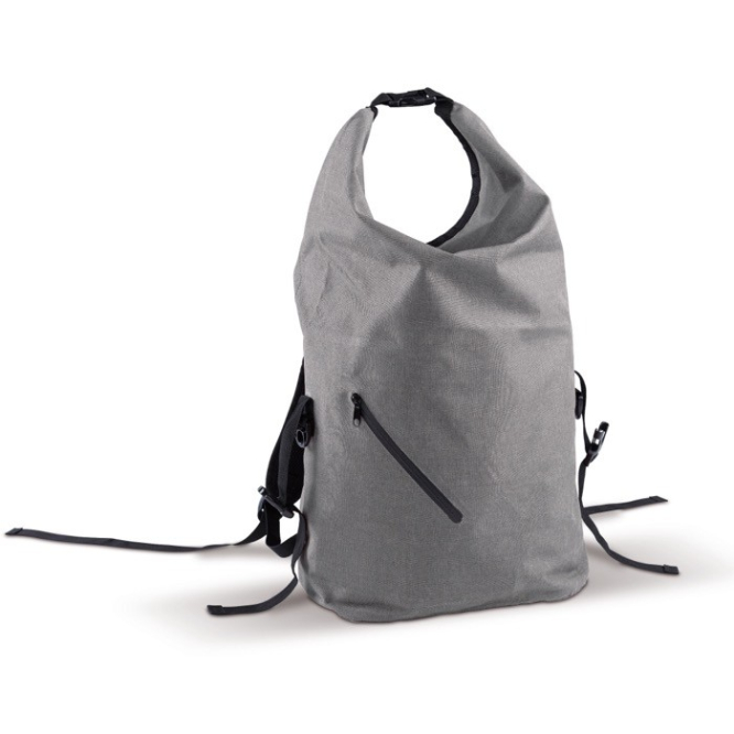 Wasserabweisender Rolltop-Rucksack mit Vordertasche, 22 L