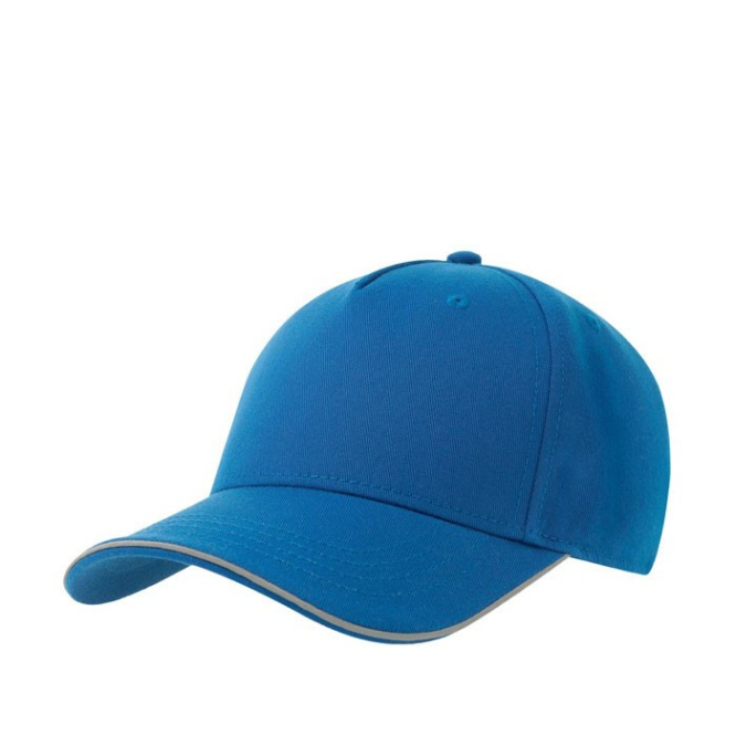 Basecap aus Polyester mit reflektierendem Schirm, 200 g/m2