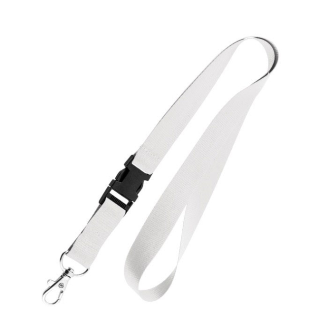 Polyester-Lanyard mit Metallkarabiner, 2 cm