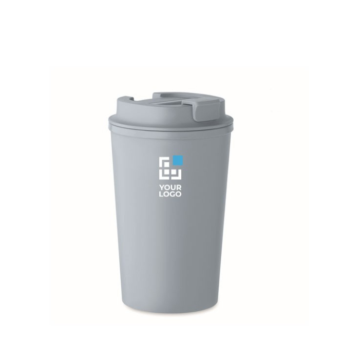 Doppelwandiger Becher aus Mais, 350 ml