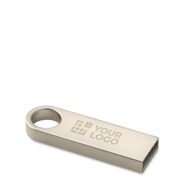 Bedruck- oder gravierbarer USB-Stick aus Aluminium mit 3.0-Anschluss 