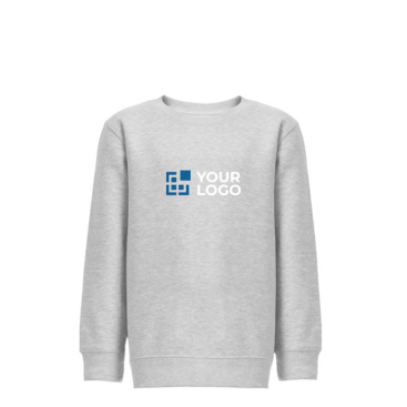 Sweatshirt mit recyceltem Polyester, 300 g/m2, THC DELTA KIDS