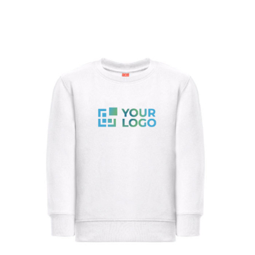 Kinder-Sweatshirt mit Baumwolle, 300 g/m2, THC DELTA KIDS WH