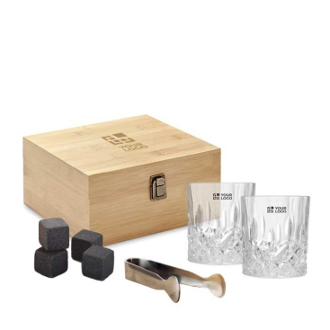 Bedruckbares Luxus-Whiskyglas-Set