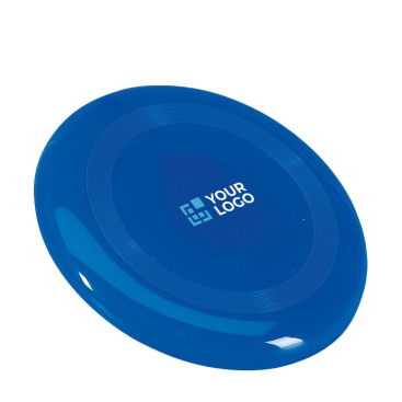 Mit Ihrem Logo bedruckte Frisbee-Scheibe Farbe blau