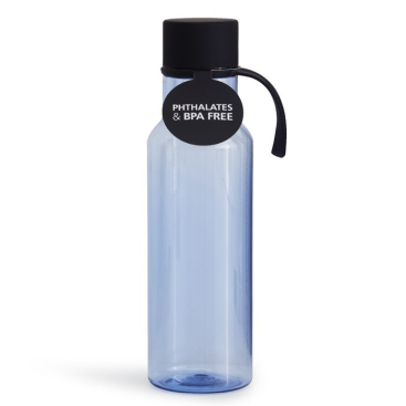 BPA-freie Plastikflasche in transparenten Farben, 600 ml