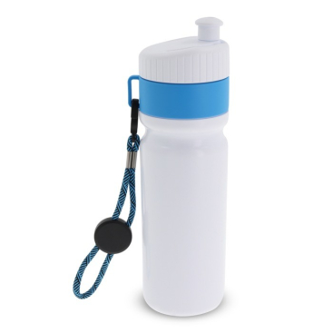 Sportflasche mit Farbdetails und Riemen, BPA-frei, 500 ml