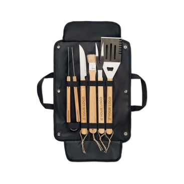 Set mit 5 Utensilien zum Grillen